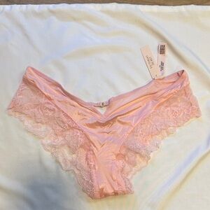 Victoria’s Secret Lace Trim Pink Panties